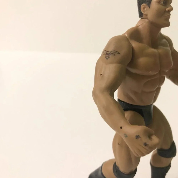 Vintage 1996 The Rock WWF Wrestling Action Figure Dwayne Johnson Jakks Loose - Picture 5 of 16